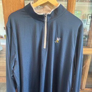 Winged Foot Golf Club. Footjoy 1/4 Zip Size XL Blue